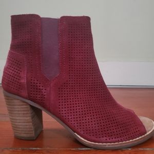 TOMS Shoes | Majorca Peep Toe Booties